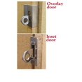 thumbnail image 1 of RPC-Terry Hinge  Solid Wood Door Latch - Chrome, 1 of 1