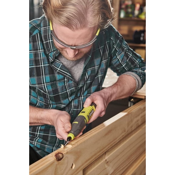 RPC4-120G 4V Cordless Power Carver Tool (1 x 4V 2.0Ah), Hyper Green