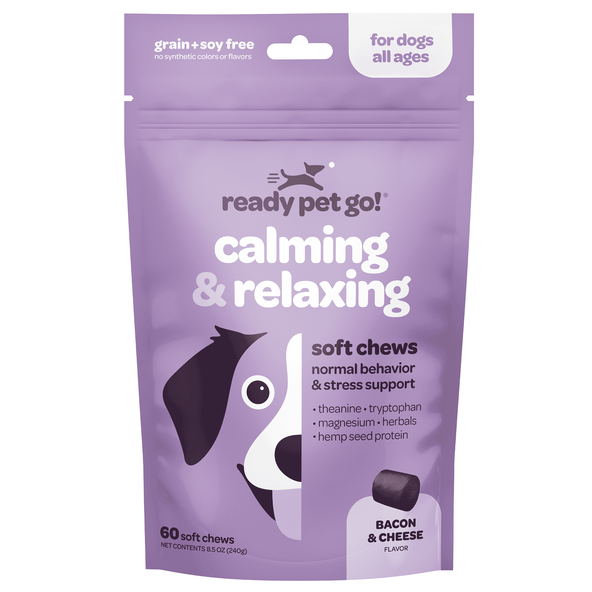 Rpg Calming & Relaxing Chews for Dogs | Bacon & Cheese Flavor | 60ct