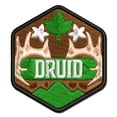 thumbnail image 1 of RPG Class Druid Games Fantasy Gaming Applique Multi-Color Embroidered Iron-On Patch - 2.0 Inch Mini, 1 of 5