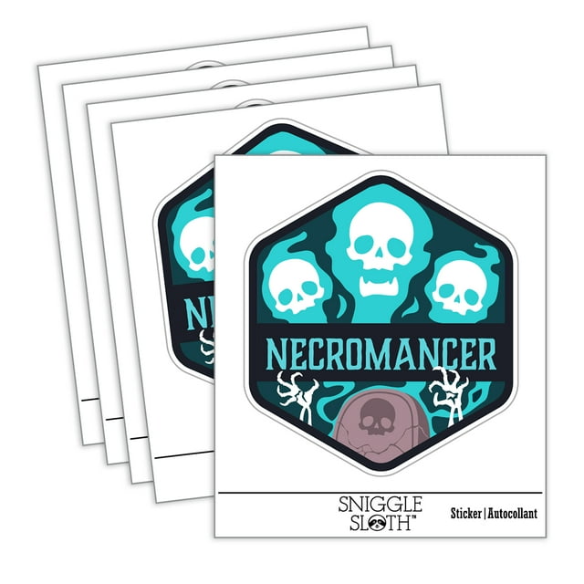 RPG Class Necromancer Games Fantasy Gaming Car Window Bumper Water