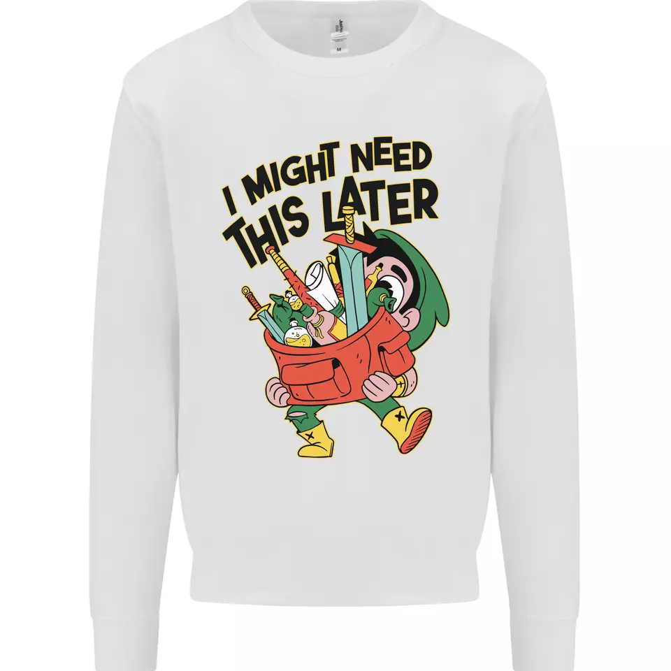 RPG Might Need this Later Role Playing Game Mens Sweatshirt Jumper