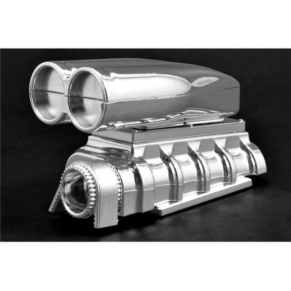 RPM Chrome Shotgun Style Mock Intake & Blower RPM73543 Electric Car/Truck Option Parts