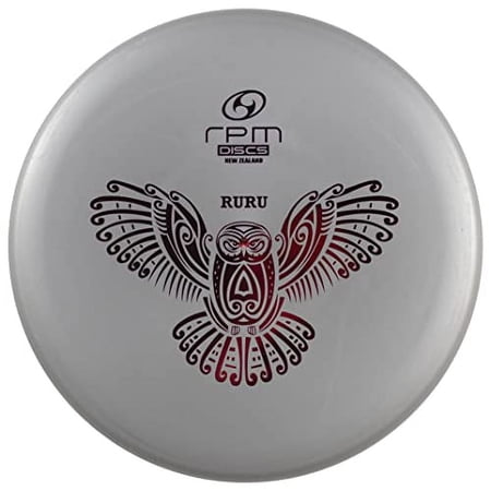 RPM Discs Ruru Magma Plastic | Putt & Approach Golf Disc | Beginner Friendly Disc Golf Disc Stamp Color & Weight May Vary (Grey)