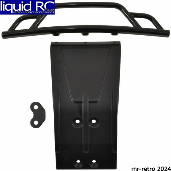 RPM R/C Products 73042 Front Bumper and Skid Plate Black: Losi SCTE