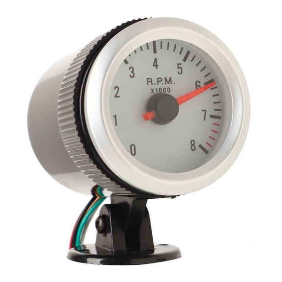 RPM Meter, Tachometer 52mm Tacho Gauge For 1 4 6 8 Cylinder Gasoline Vehicles