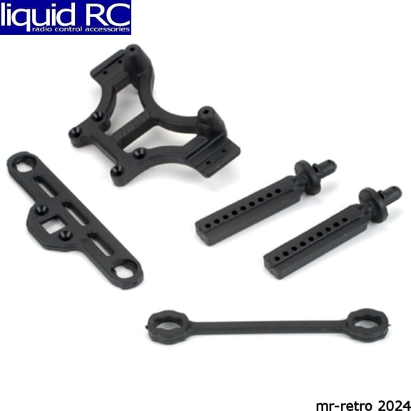 RPM R/C Products 80162 Shock Tower Body Mount Black: TMX 3.3 EMX