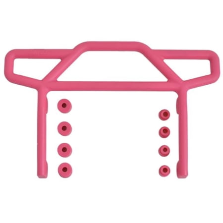 RPM RC Products RPM70817 Rear Bumper for Traxxas Electric Rustler - Pink
