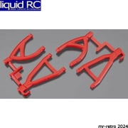 RPM الخلفي العلوي / السفلي A-Arms الأحمر 1/16 ERV RPM80609 قطع غيار السيارات / الشاحنات الكهربائية