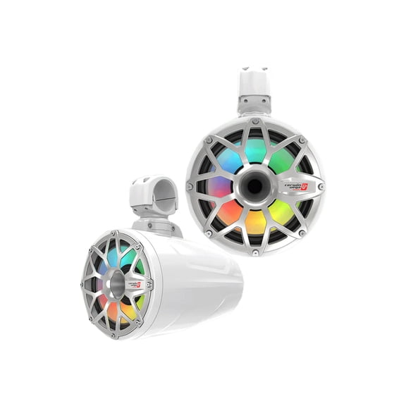 8" 2-Way RPM Stroker Pod Speaker System (Pair) - White - SH8F4W