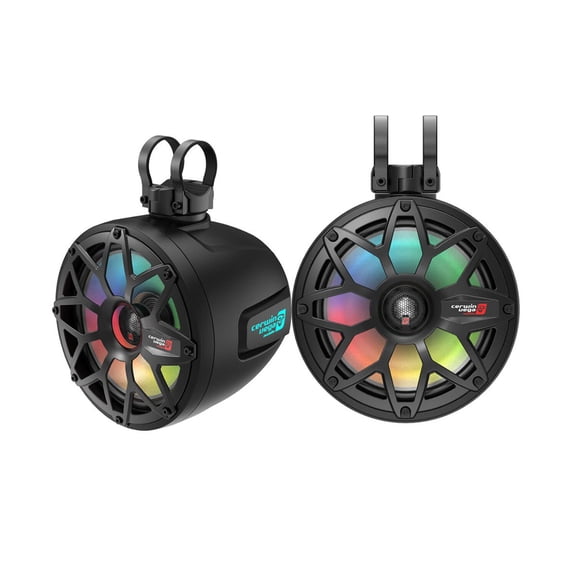 8" 2-Way RPM Stroker Pod Speaker System (Pair) - Black - SH8F4B