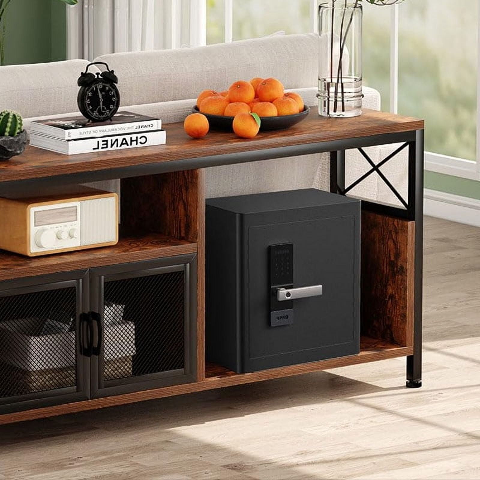 RPNB Deluxe Home Safe, Biometric Fingerprint Safe 1.6 Cubic Feet