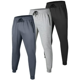 SEAOPEN Men's Track Pants Big and Tall Drawstring Sweatpants
