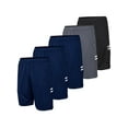thumbnail image 1 of RPOVIG 5 Pack Men's Athletic Gym Shorts Running Quick Dry Workout Short Elasticated Waistband with Pockets, 1 of 6