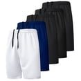 thumbnail image 1 of RPOVIG 5 Pack Men's Athletic Gym Shorts Running Quick Dry Workout Short Elasticated Waistband with Pockets, 1 of 1
