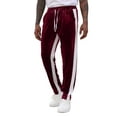 thumbnail image 1 of RPOVIG Men's Velour Sweatpants Fleece Velvet Jogger Gym Yoga Fashion Pants Athletic Casual with Pocket Drawstring, 1 of 5