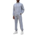 thumbnail image 1 of RPOVIG Men's Velvet Tracksuit Hoodie Drawstring Sweatsuit Sets Casual Outfits 2 Piece ，Sizes S-3XL, 1 of 10