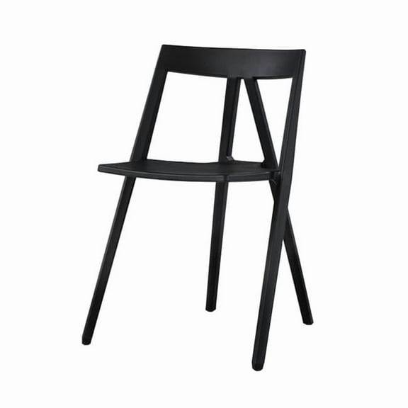 RPP-MILAN-BLK Milan Resin Polypropylene Stackable Event Chair - Black