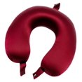 RPQZ 100 Silk Neck Pillow for Travel 22 Real Silk Travel Pillow for