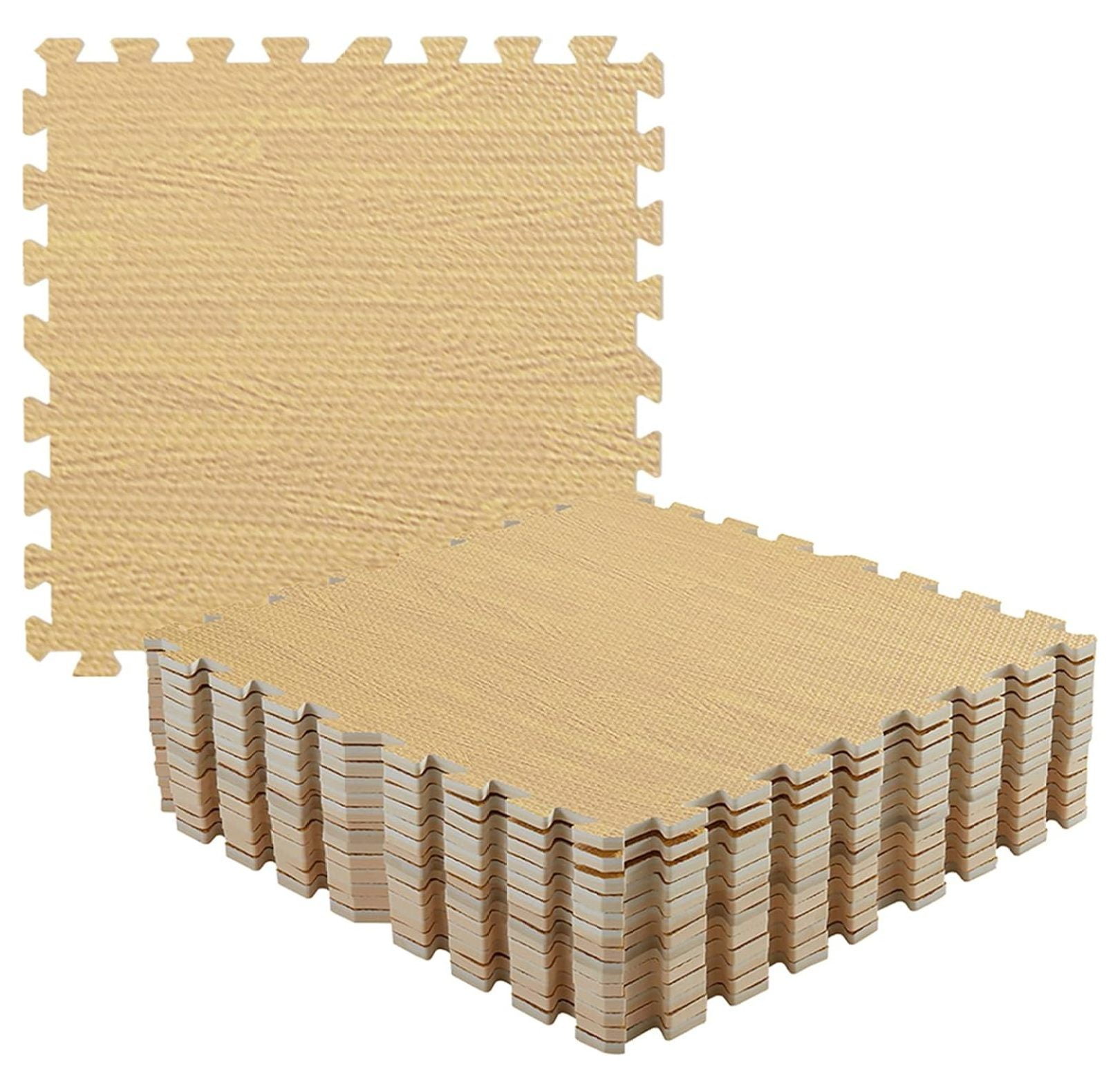 RPQZ Foam Floor Tiles 24x24" Interlocking Floor Mats 48sq.ft