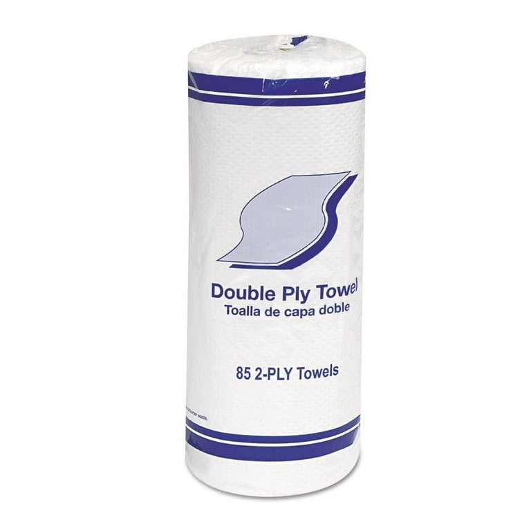 Kitchen Roll Towels, 2-Ply, 11 x 7.8, White, 85/Roll, 30 Rolls/Carton Kitchen Roll Towels, 2-Ply, 11 x 7.8, White, 85/Roll, 30 Rolls/Carton