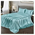 RPQZ Sheets King Size Silky Soft Bed Sheets Aqua Sheet Set, 1 Deep