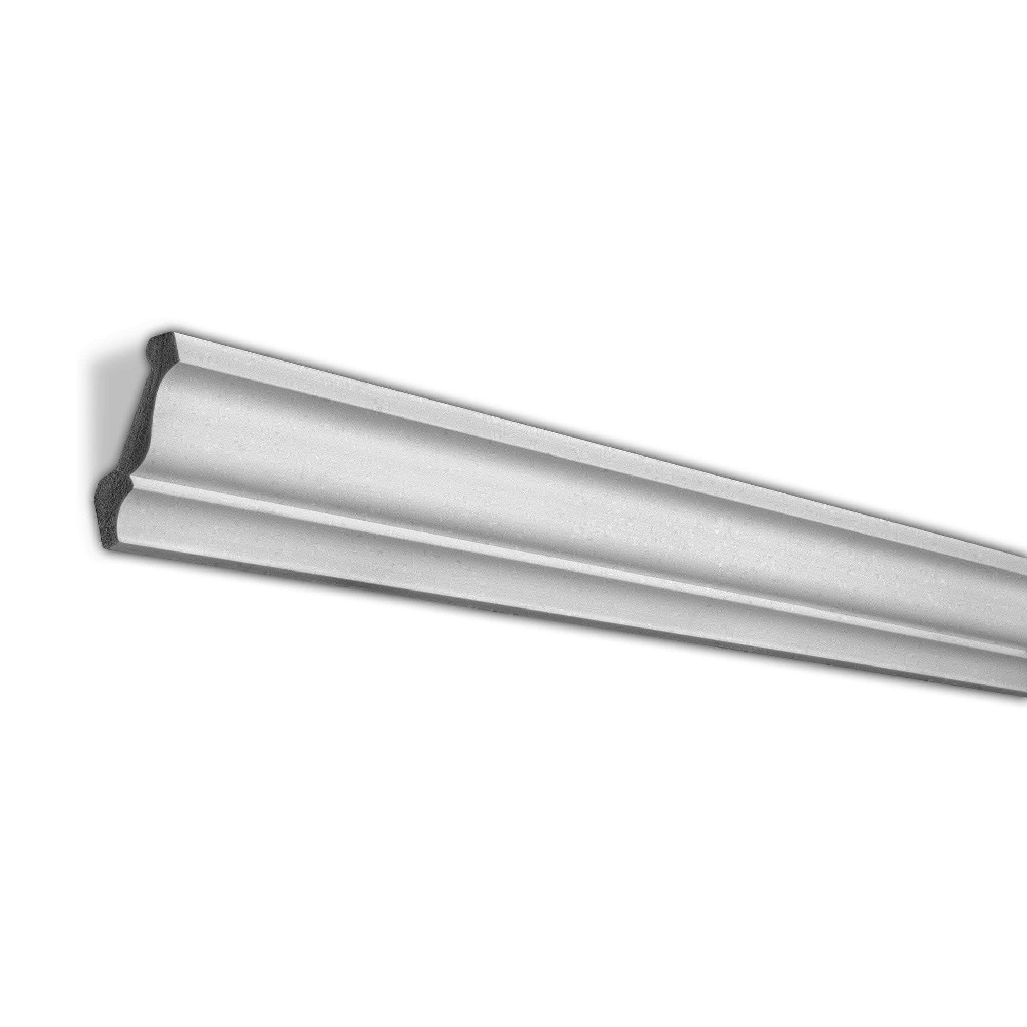 8-Foot Primed White Polystyrene Crown Moulding Pack