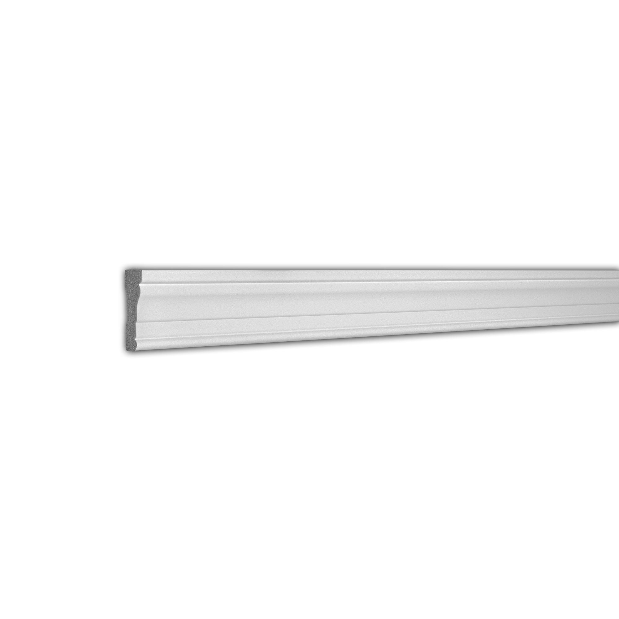 8-Foot White Polystyrene Decorative Wall Panel Moulding