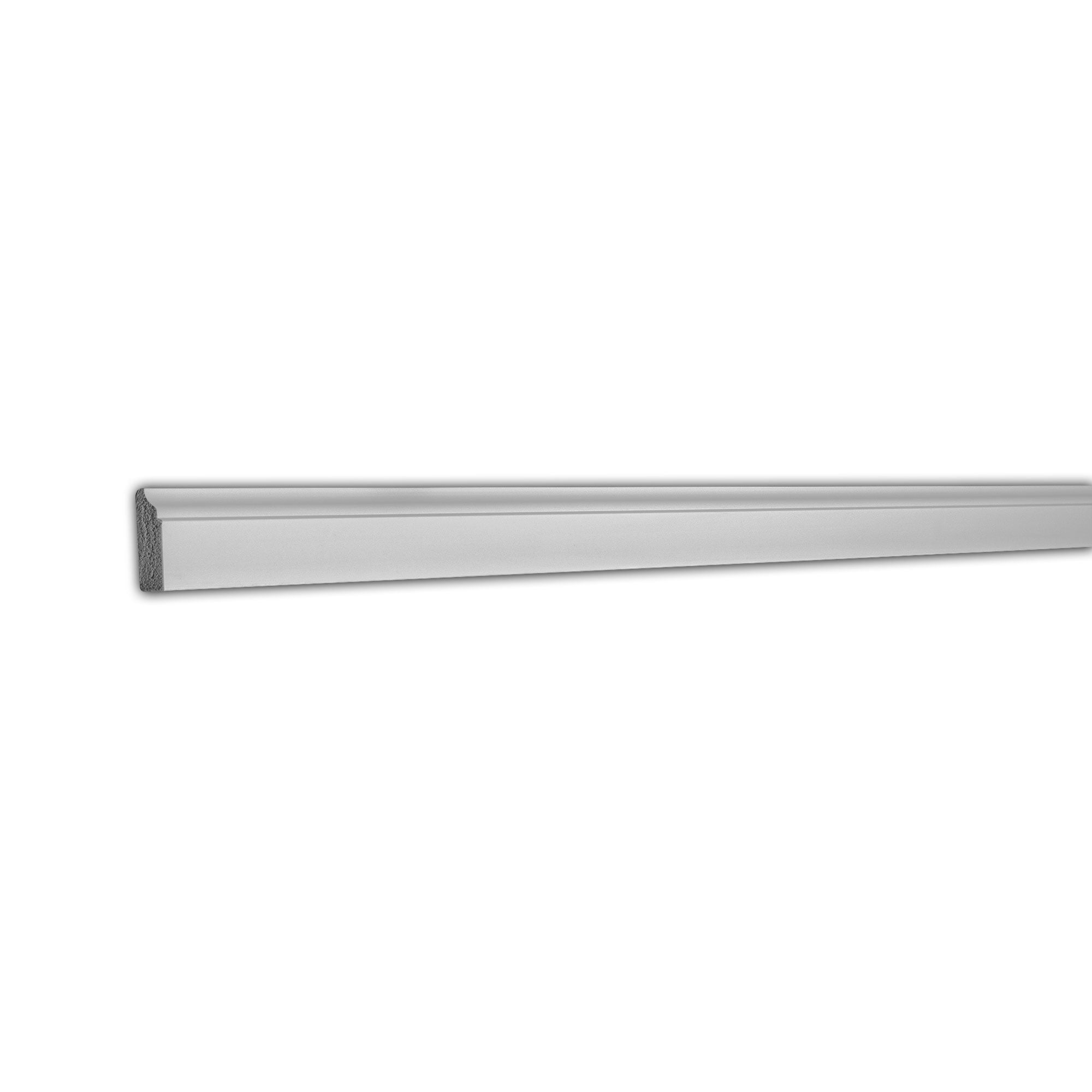 IP 9/16 x 2-1/4 x 8' Prefinished White Polystyrene Crown Moulding 54 IP 9/16 x 2-1/4 x 8' Prefinished White Polystyrene Crown Moulding 54