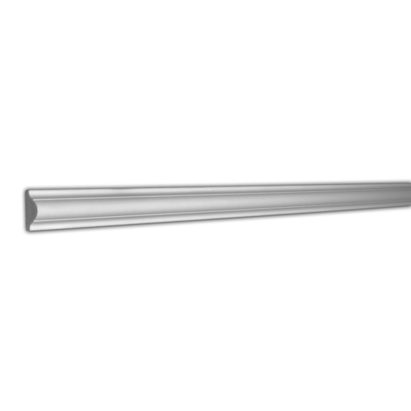Outwater 1-5/8 in. H x 5/8 in. Proj. x 8 ft. Primed White Panel Moulding, High Impact Polystyrene, 10-Pack, 80 Linear Feet