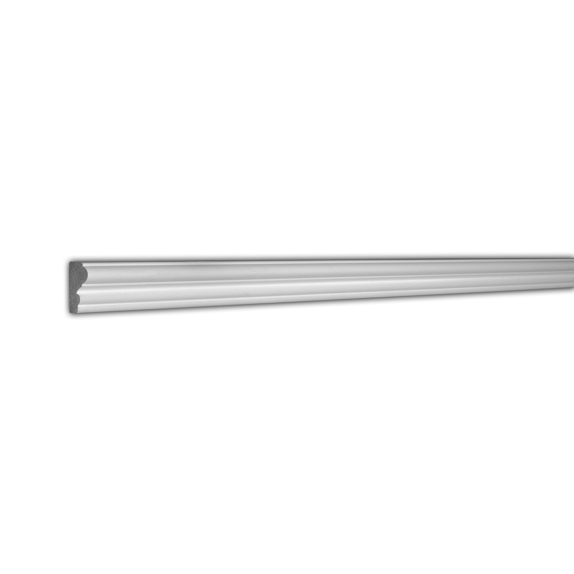 8-Foot White Polystyrene Wall Panel Moulding Pack