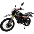 thumbnail image 1 of RPS DLX Hawk 250 EFI Enduro Dirt Bike-Red, 1 of 7