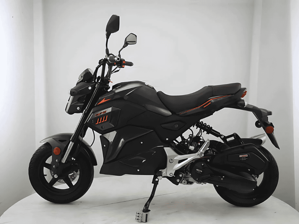 RPS M16-150 Grom Style 150cc Gas Powered Scooter Motorcycle  Automatic Transmission, Street Legal, High Performance, Air-Cooled Engine(Black)