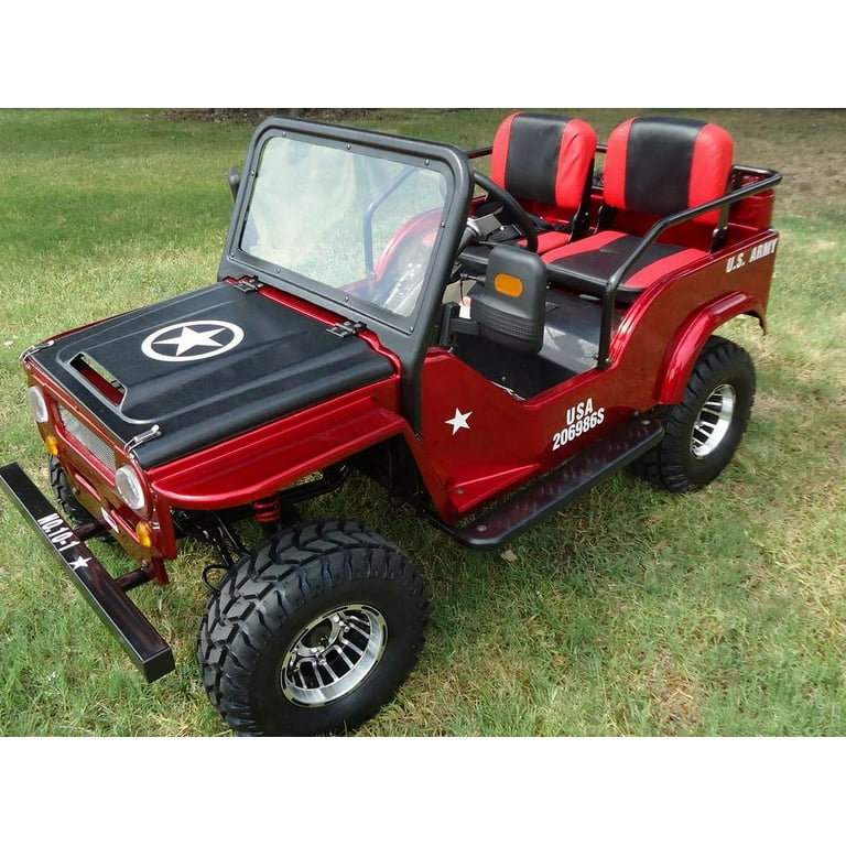 RPS 125CC Jeep Go-Kart TK125JP-A8, Single Cylinder Engine, 3-Speed
