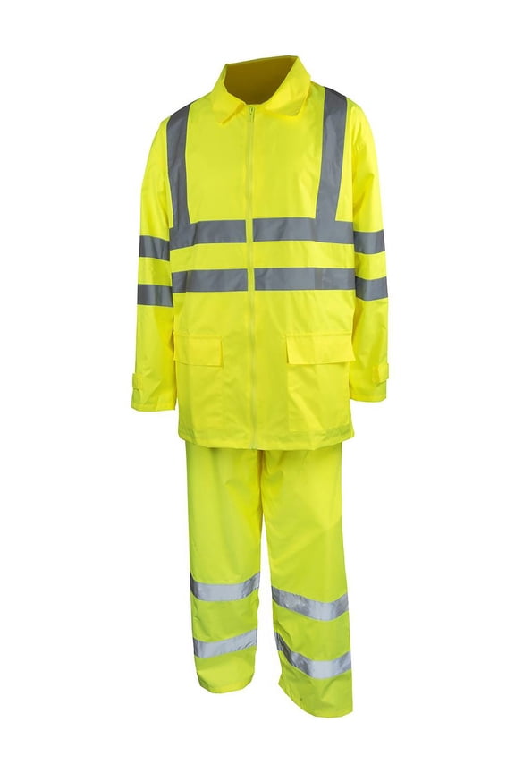 Hi-Viz Rainwear Suit Jacket / Pants - Yellow - 2XL