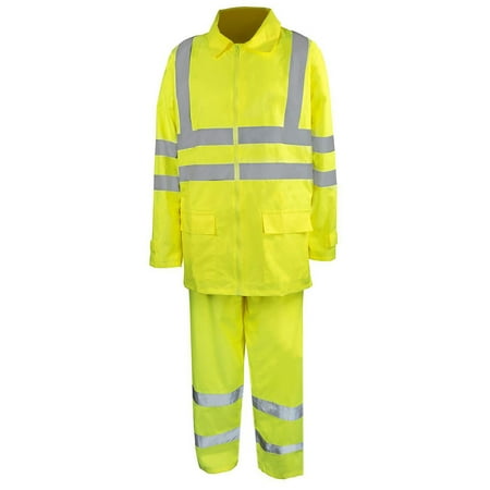 RPS Outdoors Hi-Viz Rainwear Suit - Yellow - Large