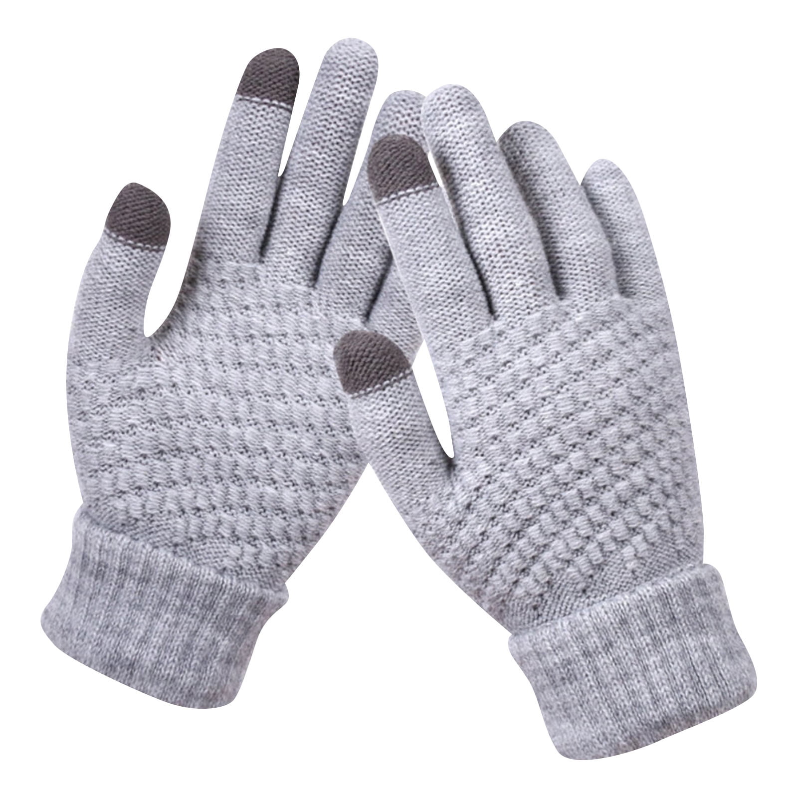 RPVATI Women's Gloves Cold Weather Knitted Gloves Warm Winter Cycling ...