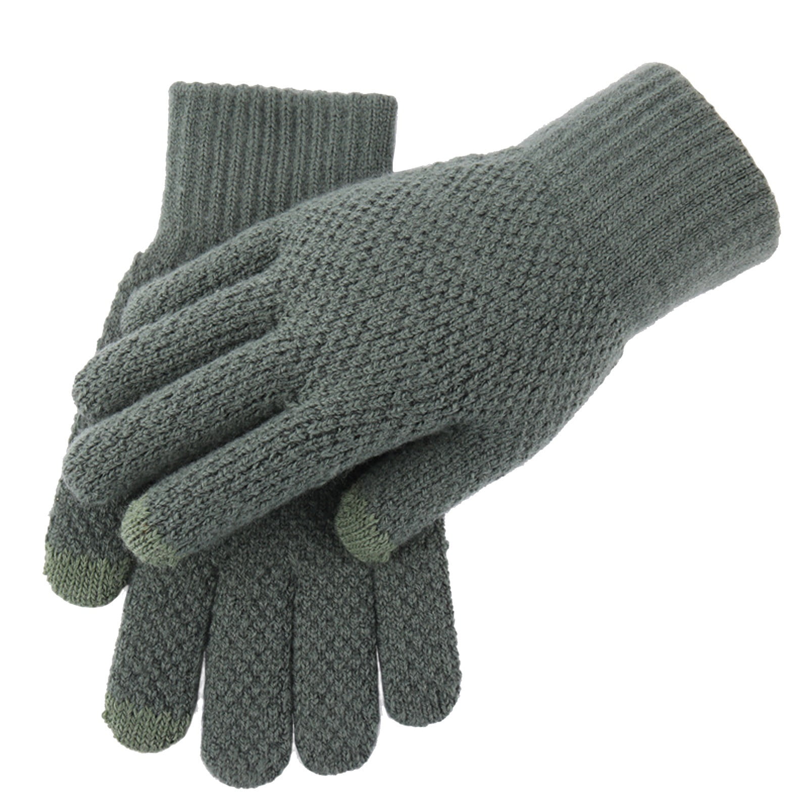 RPVATI Men Fleece Lined Gloves Knitted Winter Gloves for Men Warm Glove