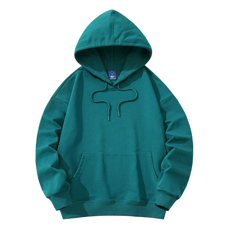 Mens hoodies without strings top