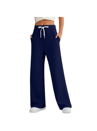 UHUYA Women Plus Size Sweatpants Loose High Waist Wide Leg Pants Workout  Out Leggings Casual Trousers Yoga Gym Pants Gray 3XL US:14 