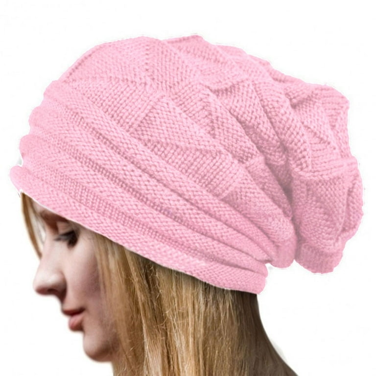 RPVATI Women's Soft Slouchy Beanie Hat Winter Warm Cable Knit Beanies for  Women Cold Weather Chunky Hats 
