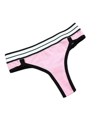 nsendm Female Underpants Adult Womens Blouses 2xk Custom High Waist Striped  Tangas No Show Bikini Custom Thongs Women Underwear Womens Panties(B, S)