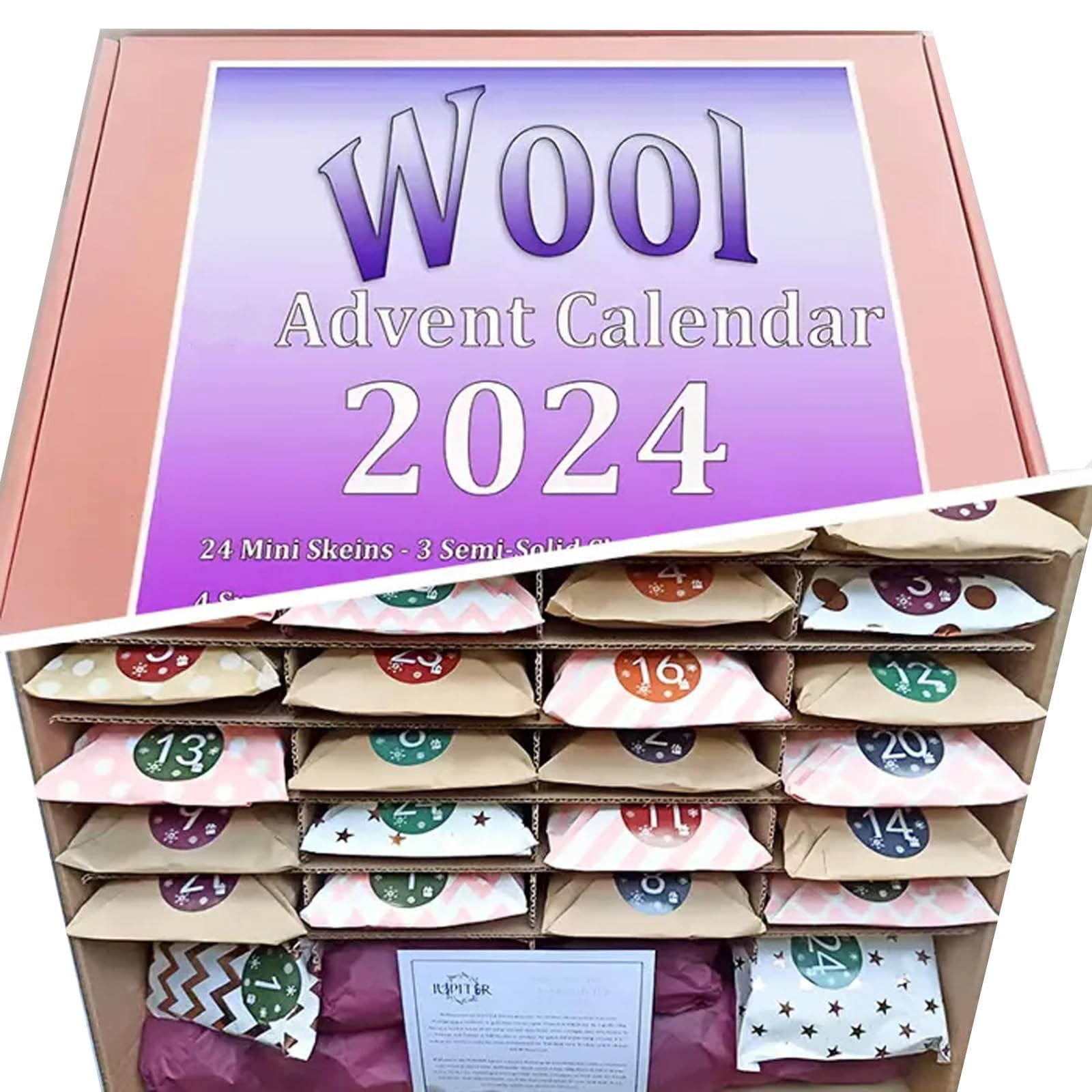 RPVATI Wool Advent Calendar 2025, Stitch Advent Calendar 2025, Crochet