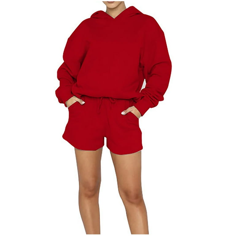 Loose Short Long Sleeve Hoodies Loose Short Long Sleeve Hoodies