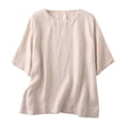 thumbnail image 1 of RQYYD Mexican Embroidered Shirts for Women Boho Tops and Blouses Short Sleeve Bohemian Peasant Summer Tunic, 1 of 6