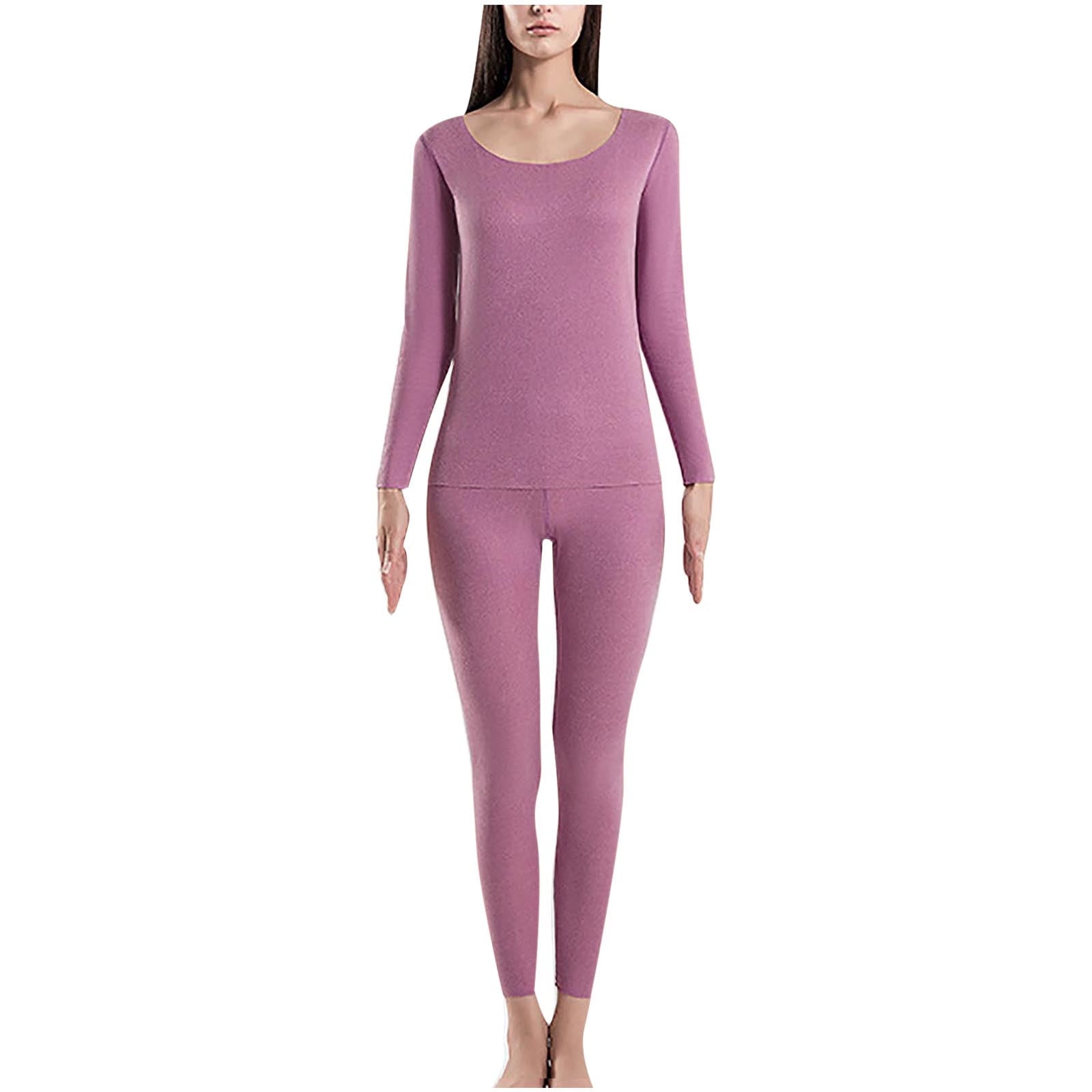 Thermal Pajama Sets Womens