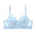 thumbnail image 1 of RQYYD Push Up Padded Bra Add 1 Cup Plunge Tshirt Smooth Uplift Underwire Support Bras for Women, 1 of 2