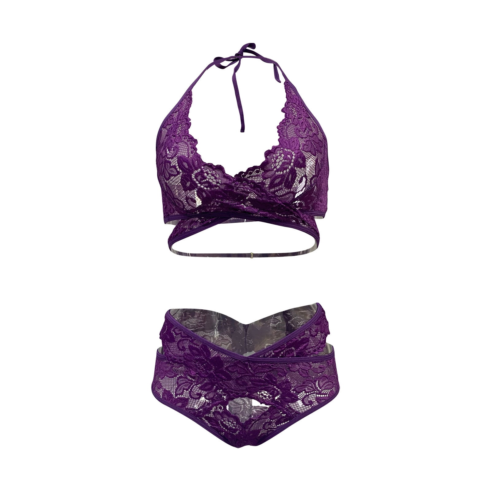 RQYYD Sexy Lingerie for Women,Two Piece Lace Lingerie Set