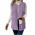 thumbnail image 1 of RQYYD Sherpa Vest for Women Winter Fleece Open Front Cardigan Long Vest Jackets Warm Lightweight Fall Outerwear, 1 of 7