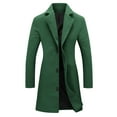 thumbnail image 1 of RQYYD Trench Coat Women Plus Size Trendy Casual Long Winter Coats Fall Jackets Formal Warm Wool Peacoat Outwear, 1 of 6